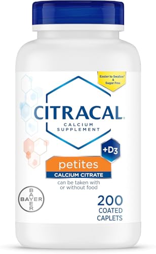 200 Caplets Calcium Citrate with Vitamin D3 (Pack of 3) T292663