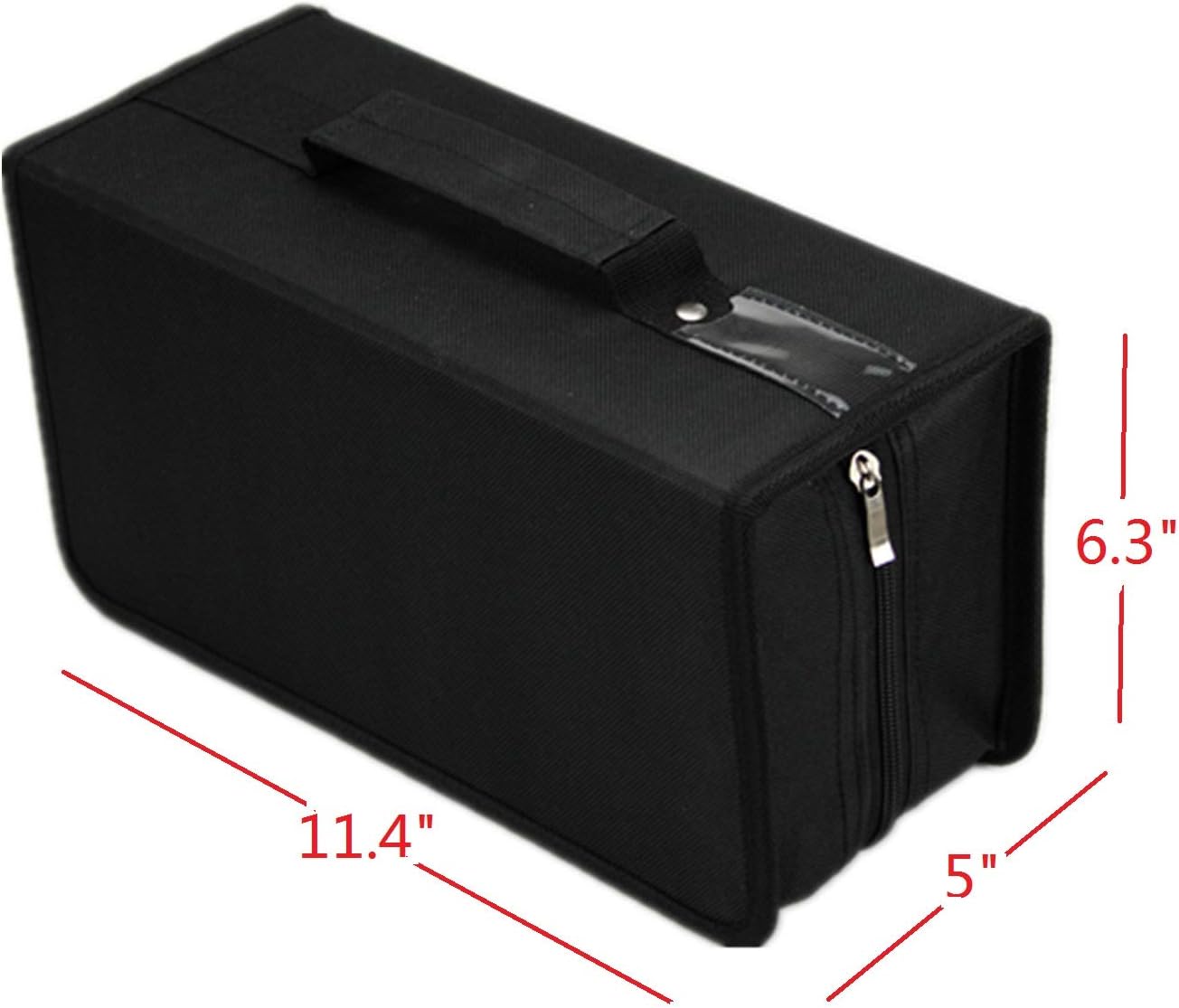 168 Capacity Black CD/DVD Case Holder R228