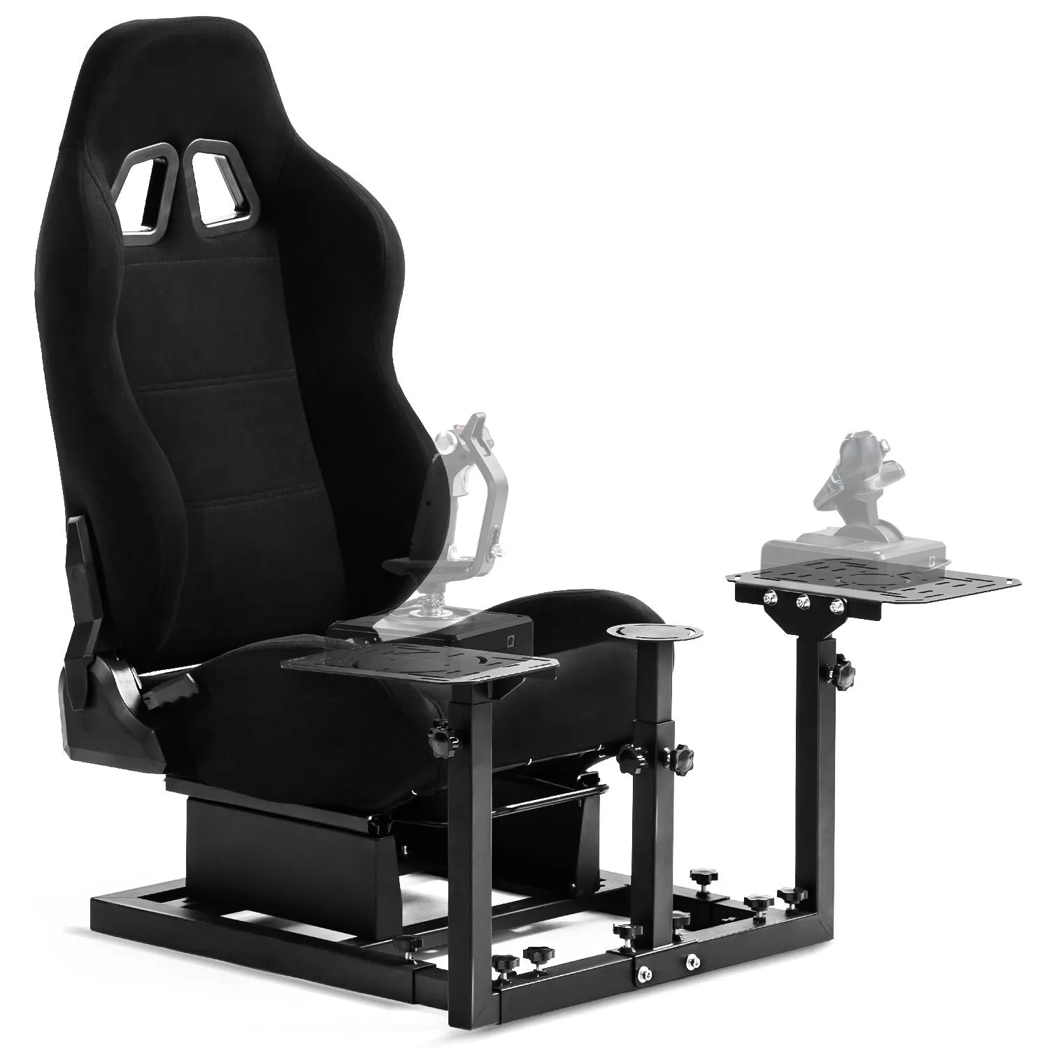 Flight Simulator Cockpit with Black Seat J8269