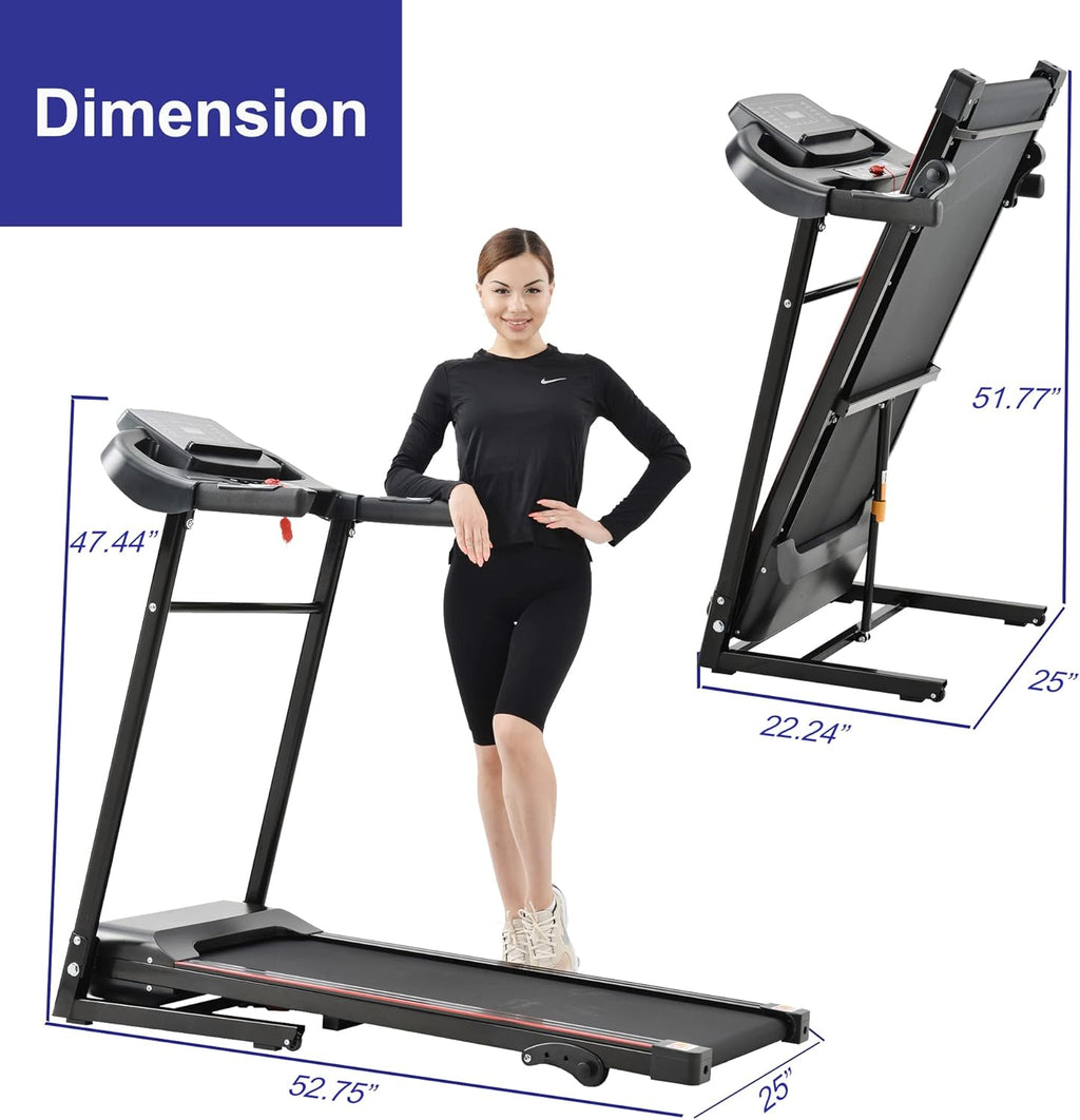 Compact Foldable Electric Treadmill with Incline and Bluetooth G8320