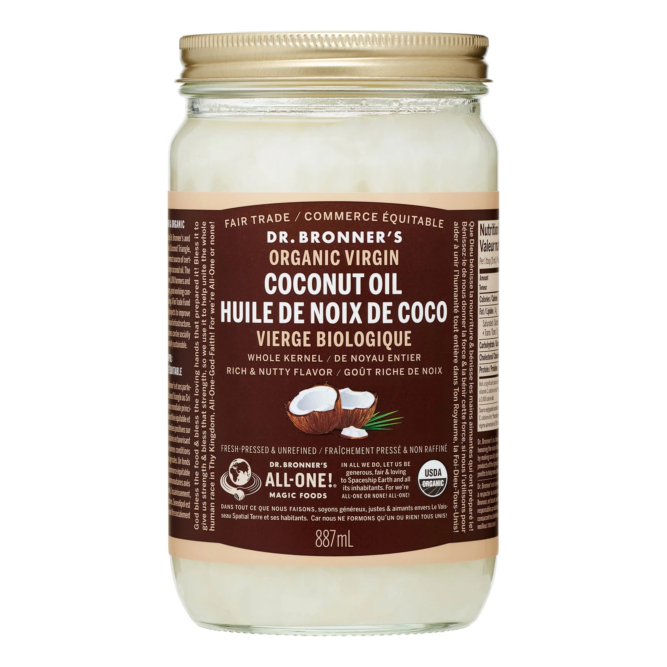 30oz Whole Kernel Coconut Oil L157