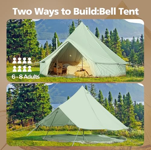 Cotton Canvas Waterproof Large Tent Q790426