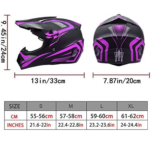 Adult 4 Wheeler Helmet, Motocross Helmet DOT/FMVSS-218 Certification Full Helmets Z87383