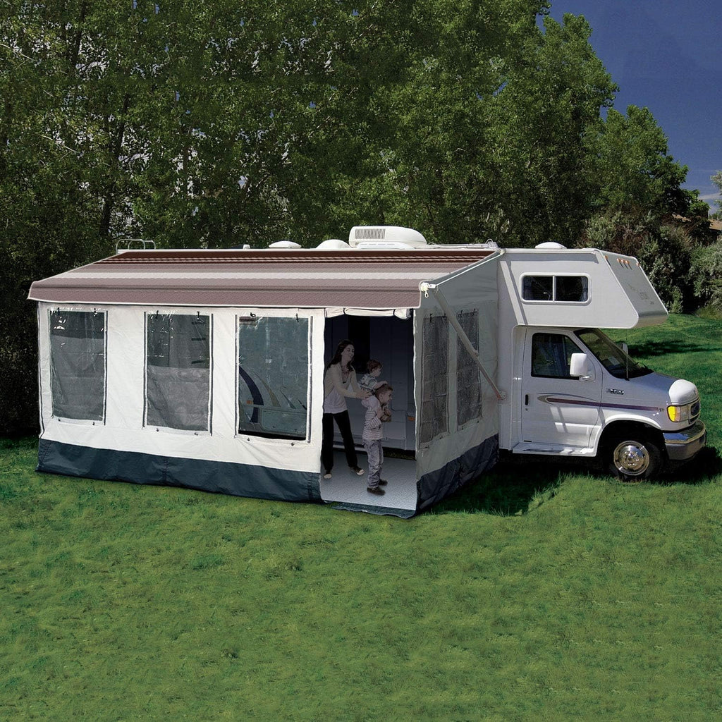Gray with Dark Gray Trim RV Awning Room K5500