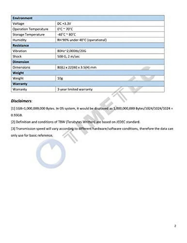 512GB SATA III M.2 2280 Internal Solid State Drive V8589