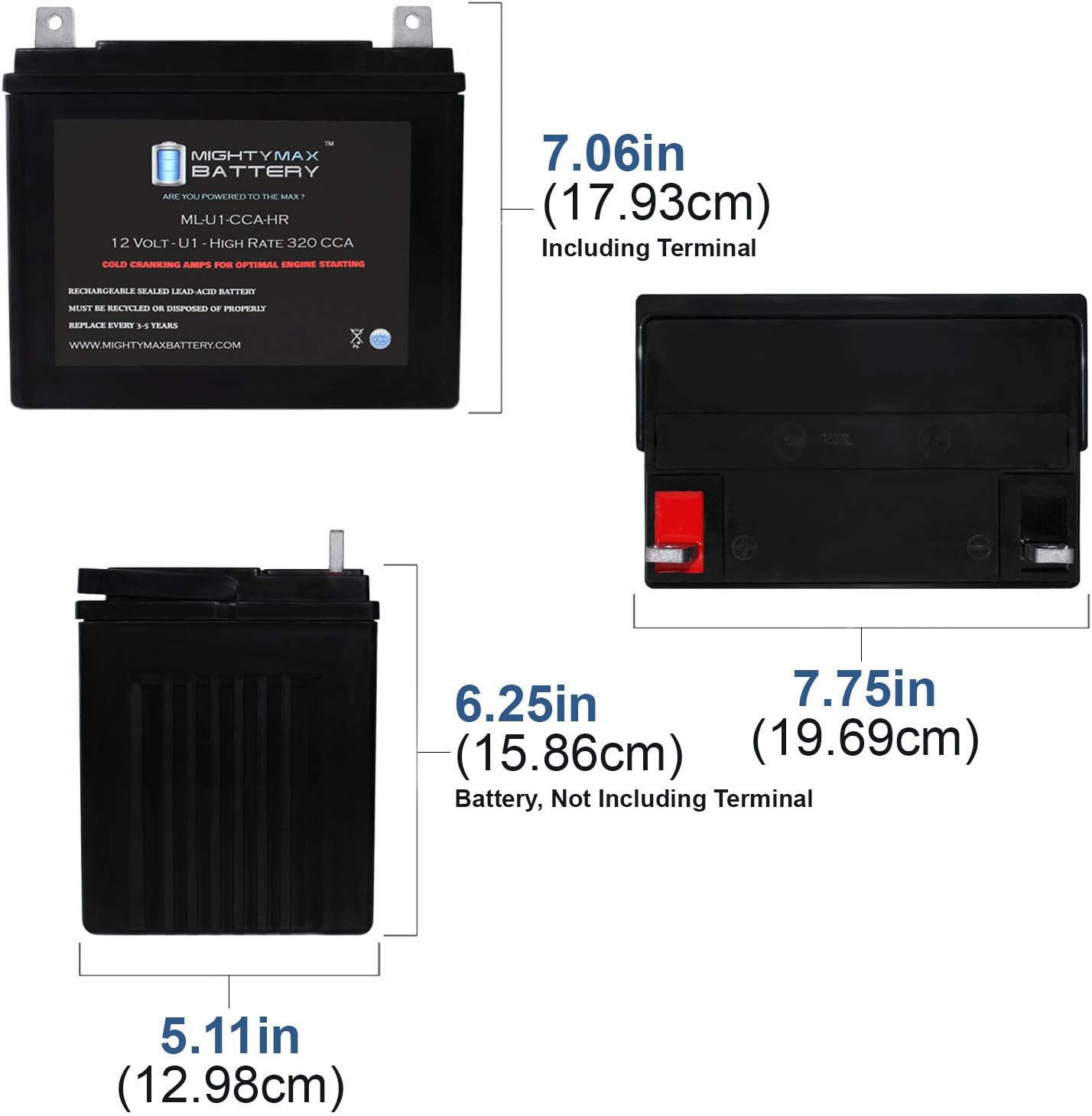 12V 320CCA Battery L24832