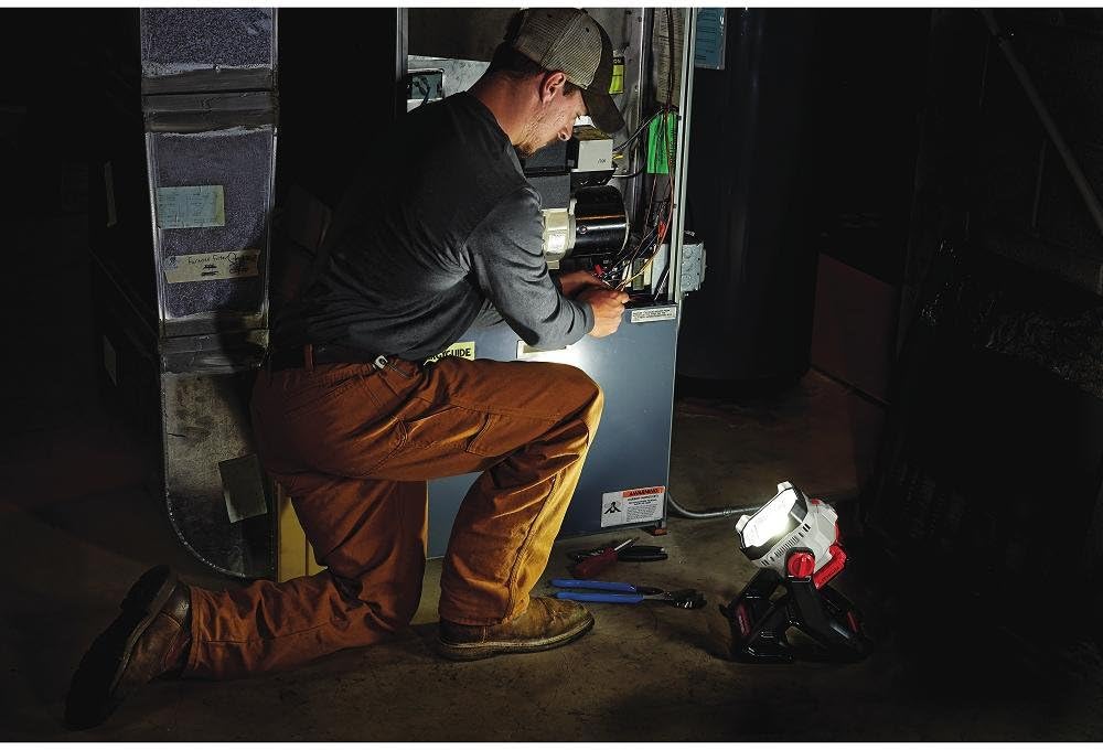 20V MAX LED Work Light, Corded/Cordless, Gray U139