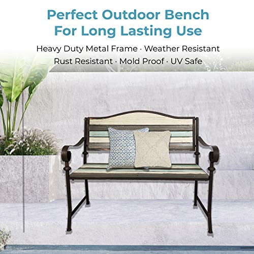 Cast Iron Patio Bench Z7835