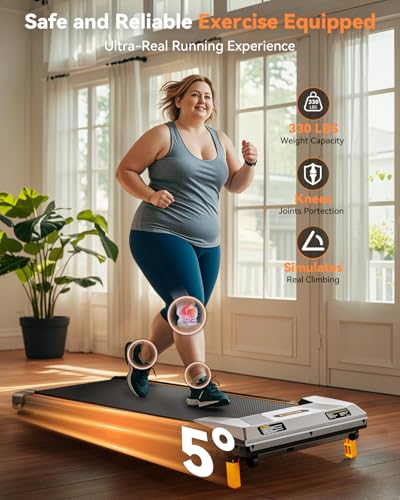 Compact Under Desk Treadmill with Remote Control Q12313