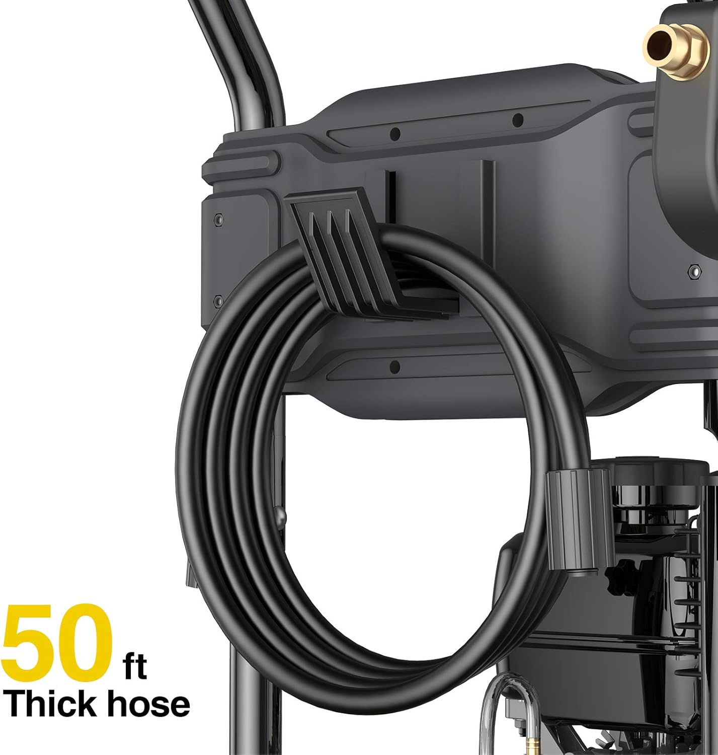 3500PSI Gas Pressure Washer 2.6GPM 212CC Power Washer with 50FT Hose and 5 Adjustable Nozzles N891472