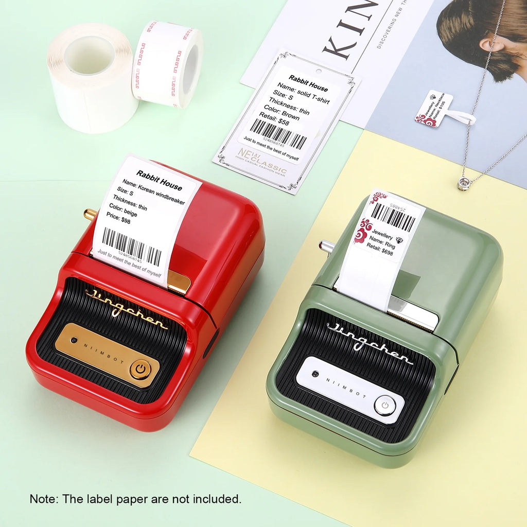 Wireless BT Thermal Label Printer D624904