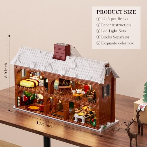 1445 PCS Building Set with LED Light U8862