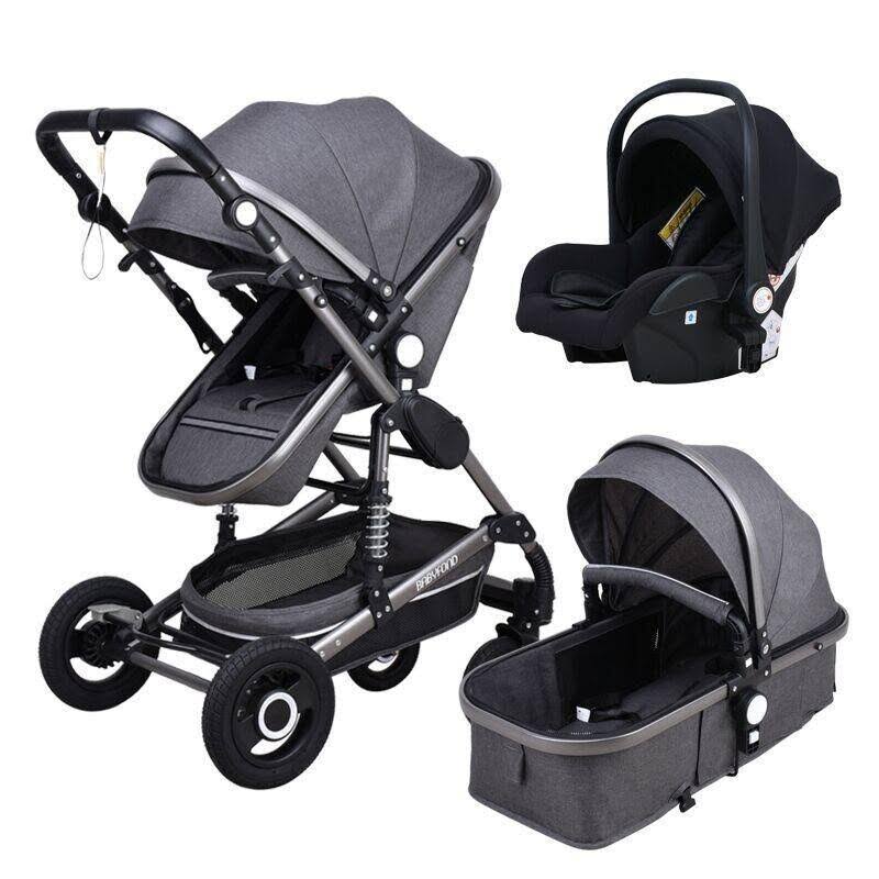 High Landscape Baby Stroller 3 in 1 Multifunctional Car P523