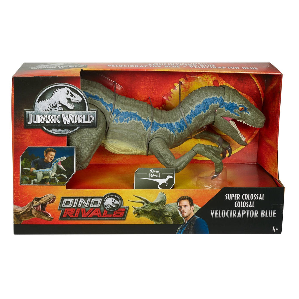 Super Colossal Velociraptor Blue O26179