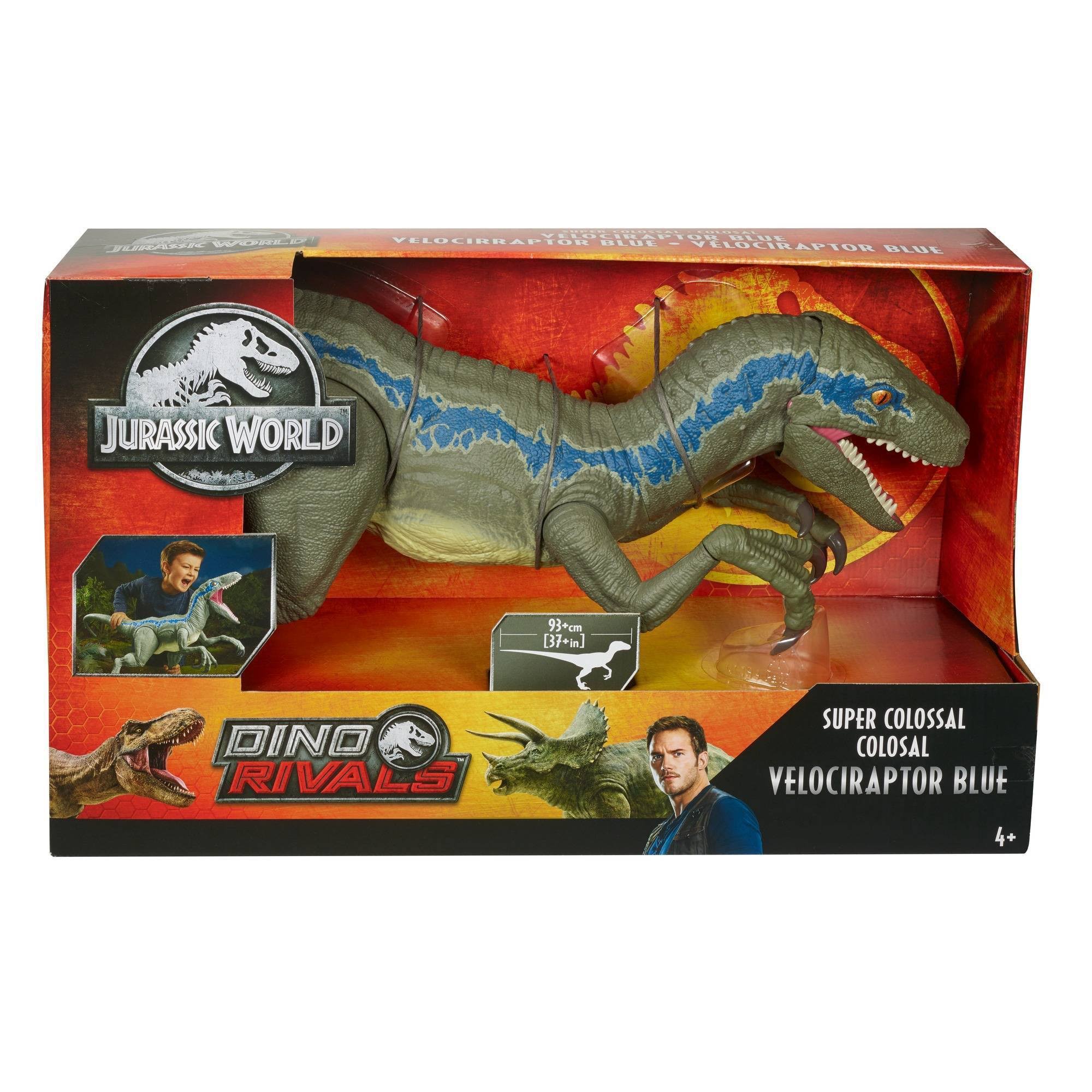 Super Colossal Velociraptor Blue O26179