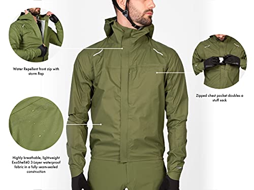 Men's GV500 Waterproof Gravel Jacket R734