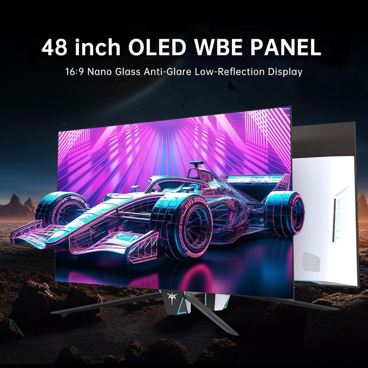 48 Inch 4K OLED Gaming Monitor, 0.1ms GTG 138Hz, 134% sRGB, Type-C 90W B891