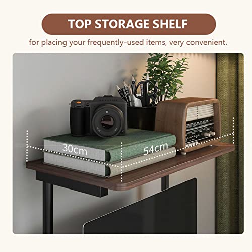 Small Computer Desk with Storage Shelves S488111