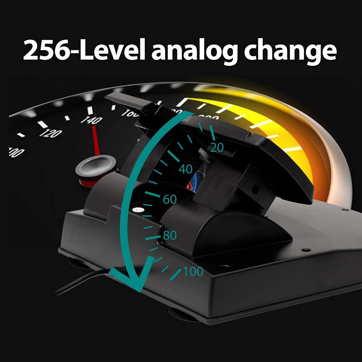 Racing Wheel Gaming Steering Wheel Driving Simulator 270° Pro Volante PC Pedals Paddle Gear Shifters E743526