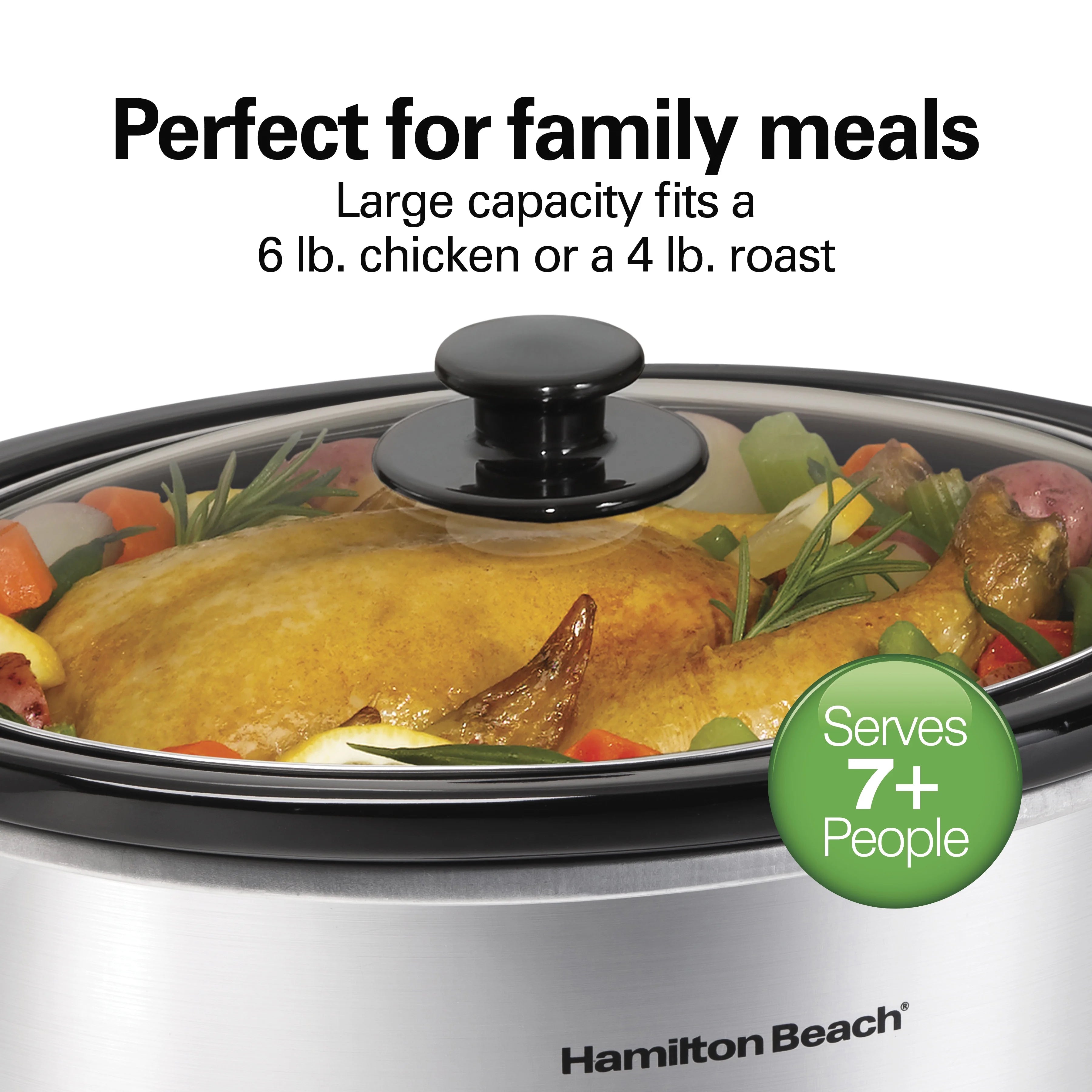 6 Quart Programmable Slow Cooker with Removable Crock T5282