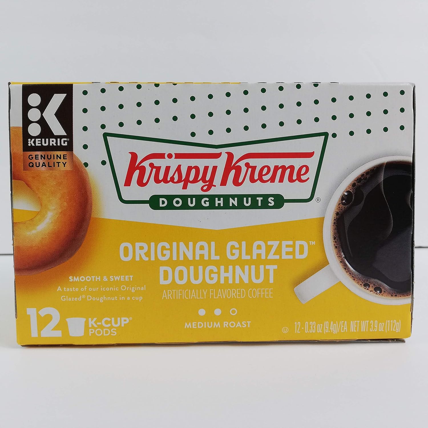 12 Count Original Glazed Doughnut Coffee Single Serve Capsules V7570