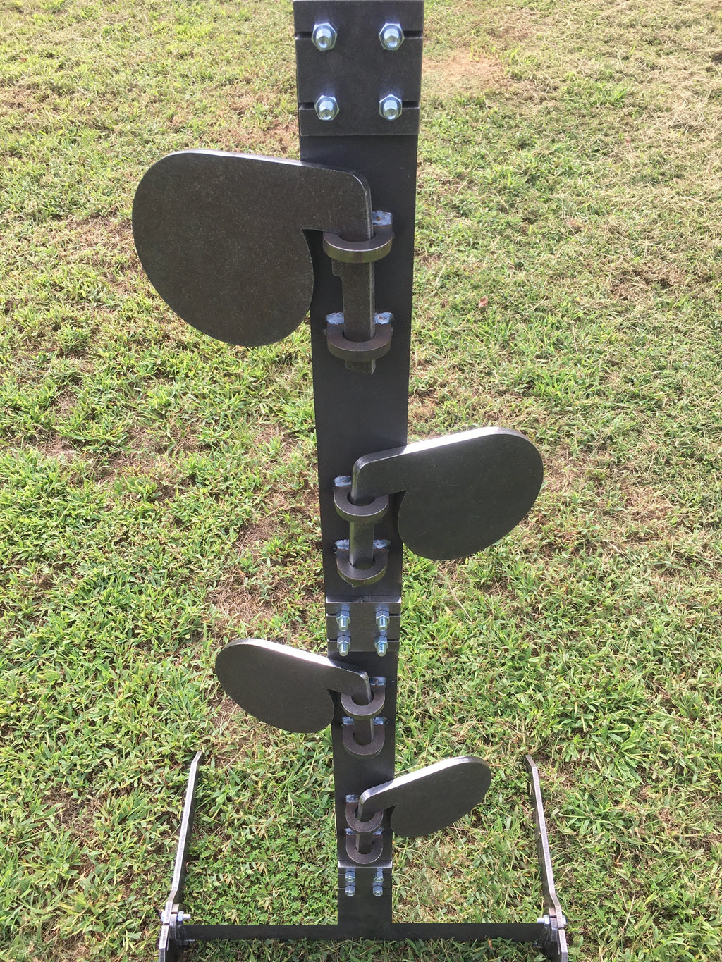 6ft Tall Steel Shooting Reactive Target with AR500 Paddles E3049