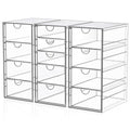 19 Drawer Clear Acrylic Makeup Organizer P332047