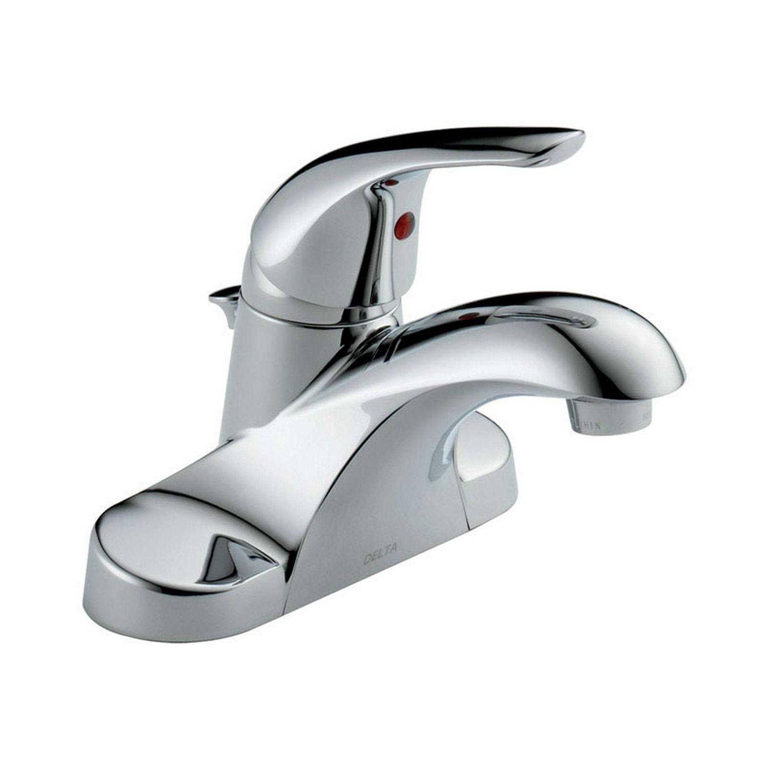 Chrome Single Handle Lavatory Pop-Up Faucet W976025