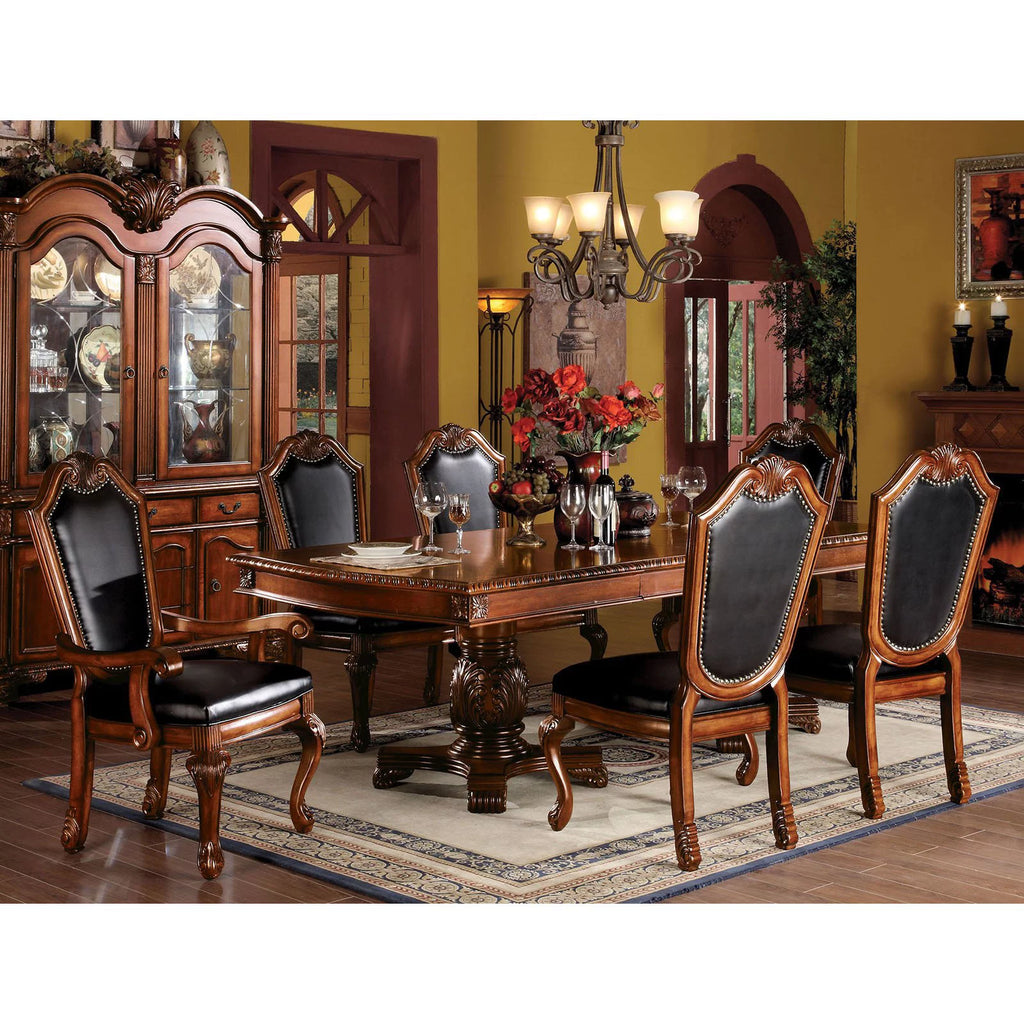 Cherry Finish Side Chair, Set of 2 Y56584