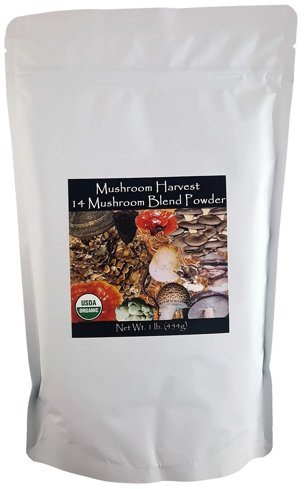 14 Mushroom Blend Powder Certified Organic 1lb. L59339