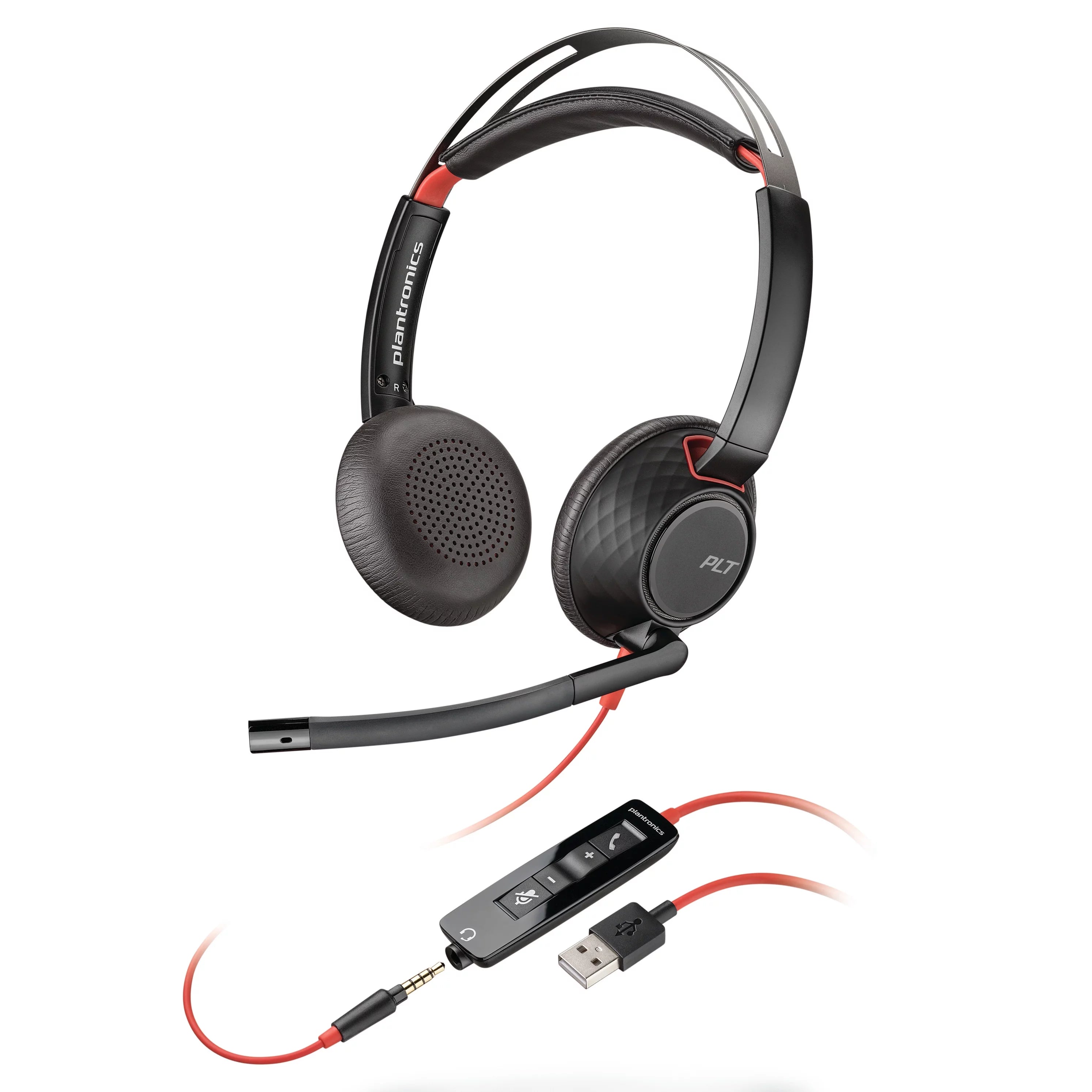 Wired Dual Ear USB-A Headset with Boom Mic M9065