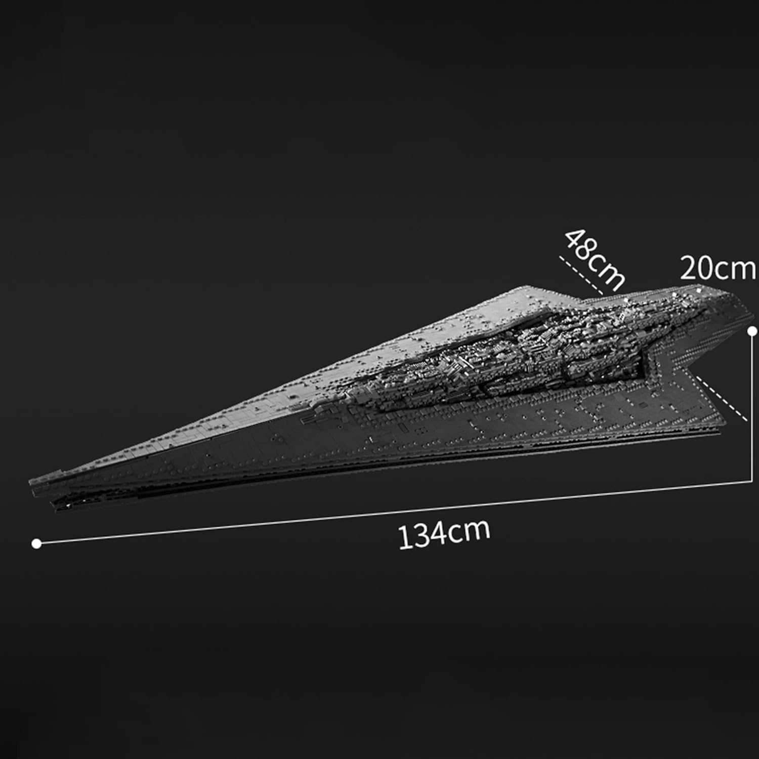 7550+ pcs UCS Imperial Destroyer Model, 52.7 x 18.8 x 7.8 inches Y95780
