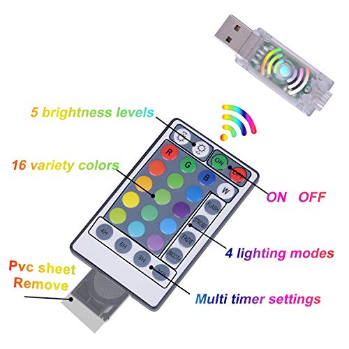 16-Color Changing String Lights with Remote T73449