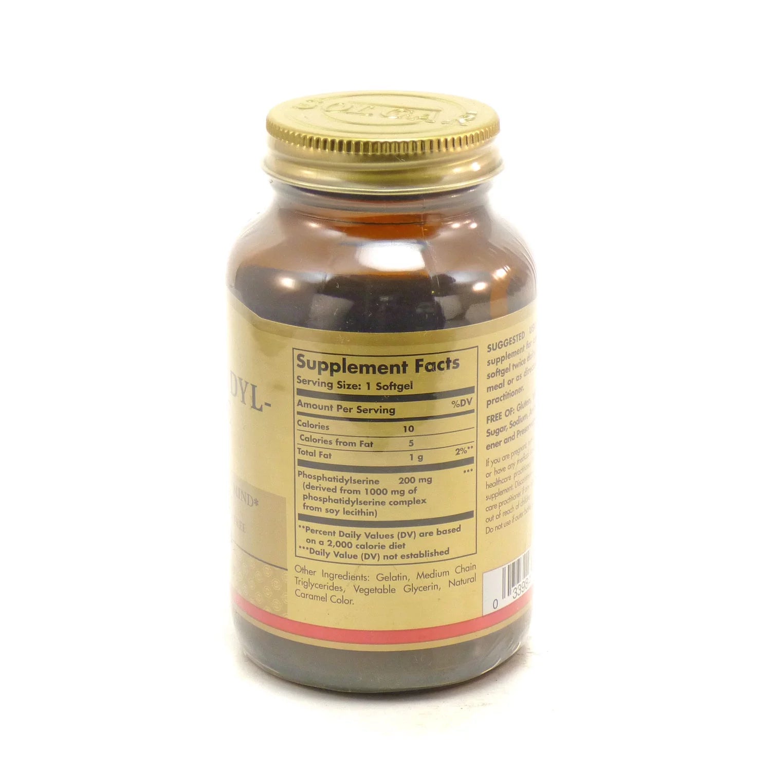 200 mg Phosphatidylserine 60 Softgels G206603