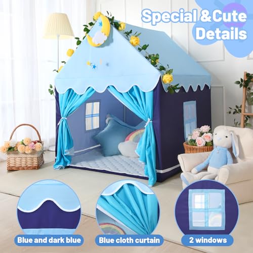 Pink Kid Tent with Mat and Star Lights C7552