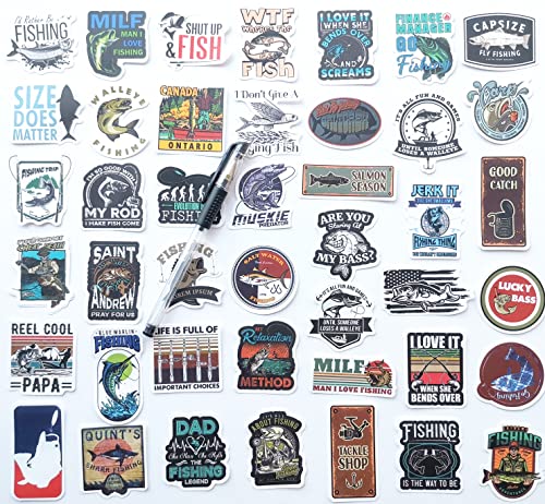 50Pcs Fish Decals I856