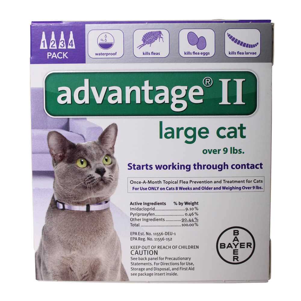 Advantage II Flea Treatment Cats S417