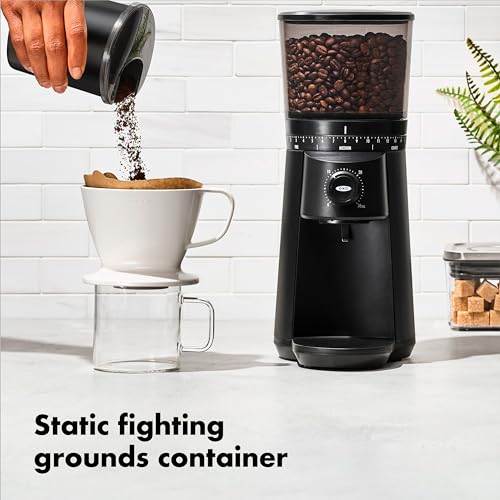 Matte Black Conical Burr Coffee Grinder J729790