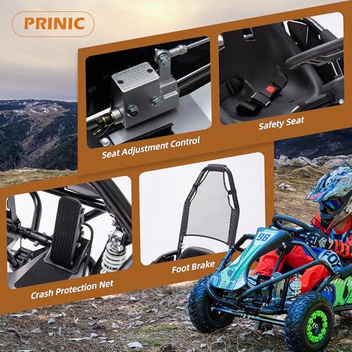 48V 12Ah Battery Electric Go Kart E223