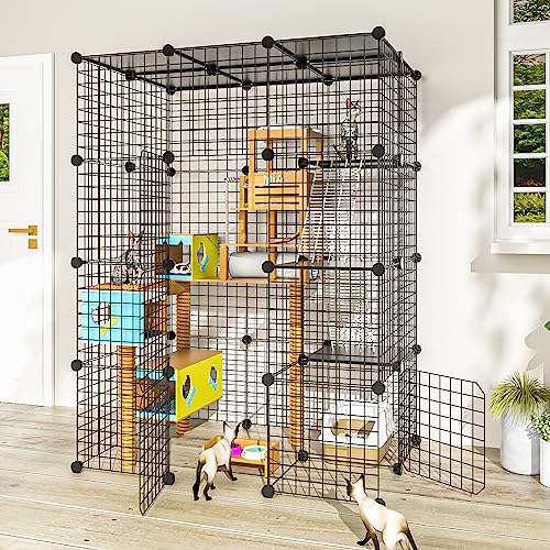 Outdoor Large Metal Wire Cat Playpen Kennel Q495