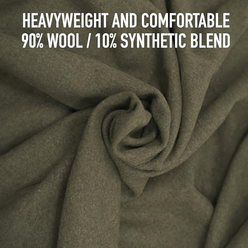 European Surplus Style Wool Blanket F2873