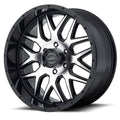 Black 17x8.5 Wheel J604