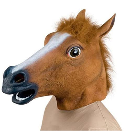 Latex Horse Head Mask P601