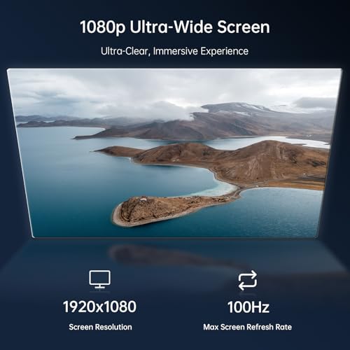 1080p Ultra-Wide Screen FPV Goggles with Head Tracking X1919