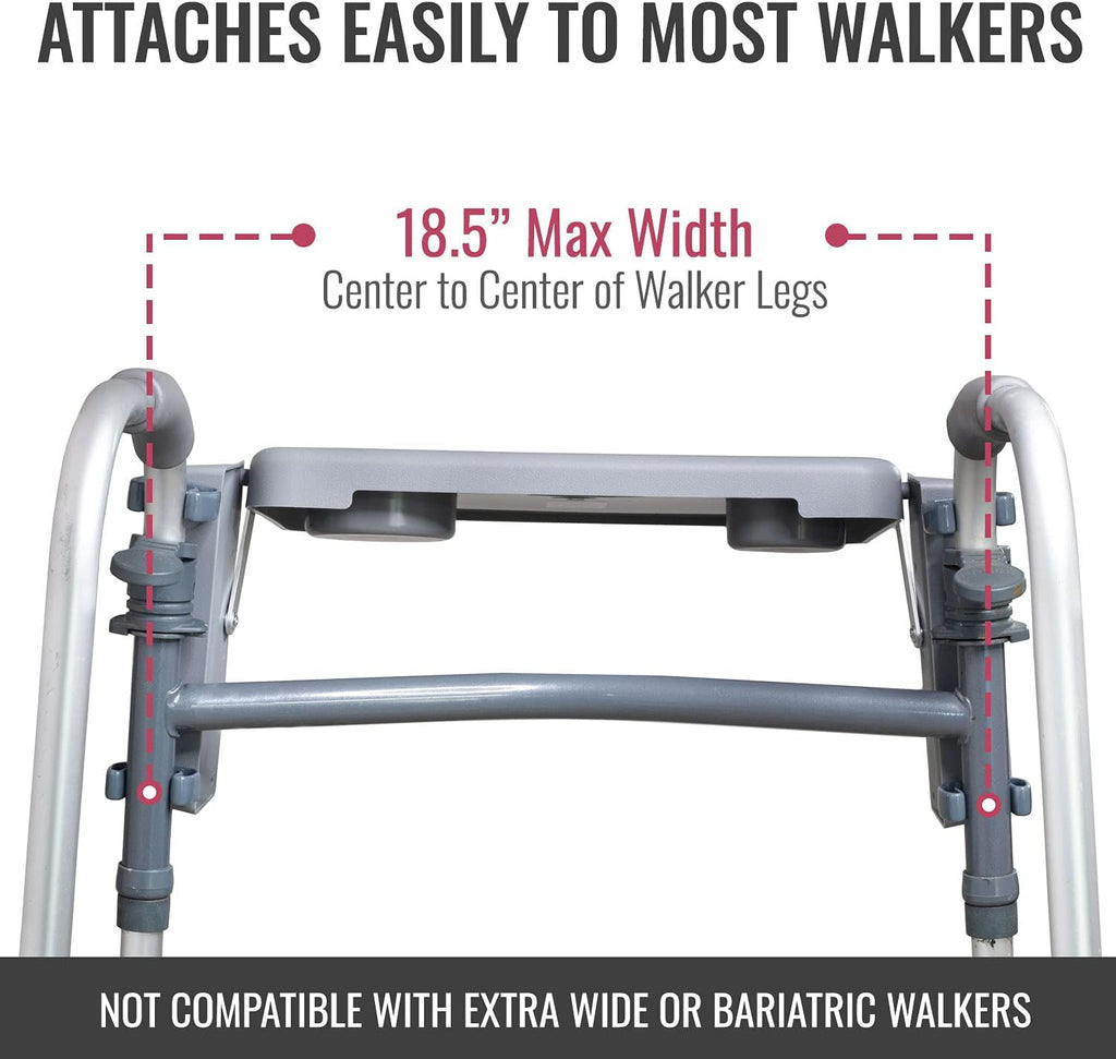 Walker Tray with Two Cup Holders, 16 x 11.8 Q7712