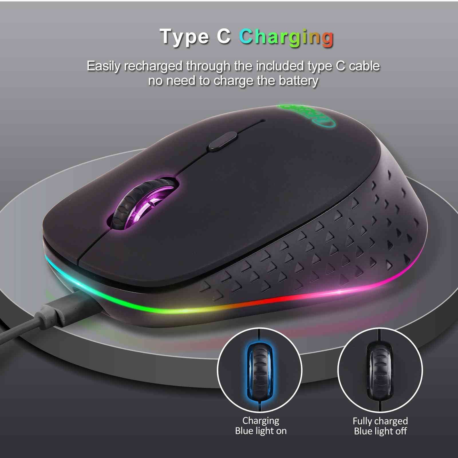 Black Dual-Mode Wireless Mouse U343528