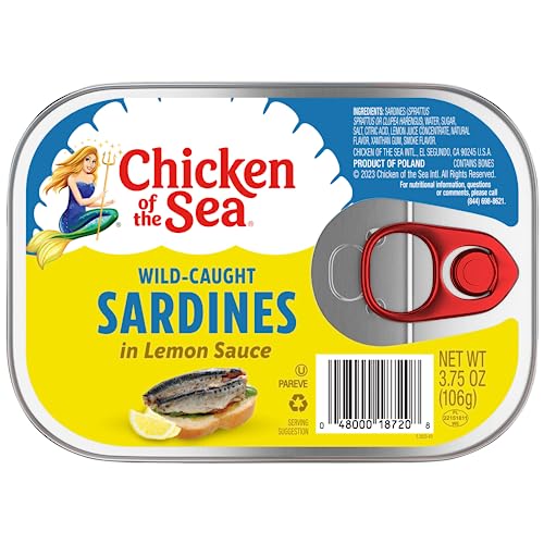 Sardines in Mustard Sauce, Wild Caught, 3.75-Ounce Can M92806