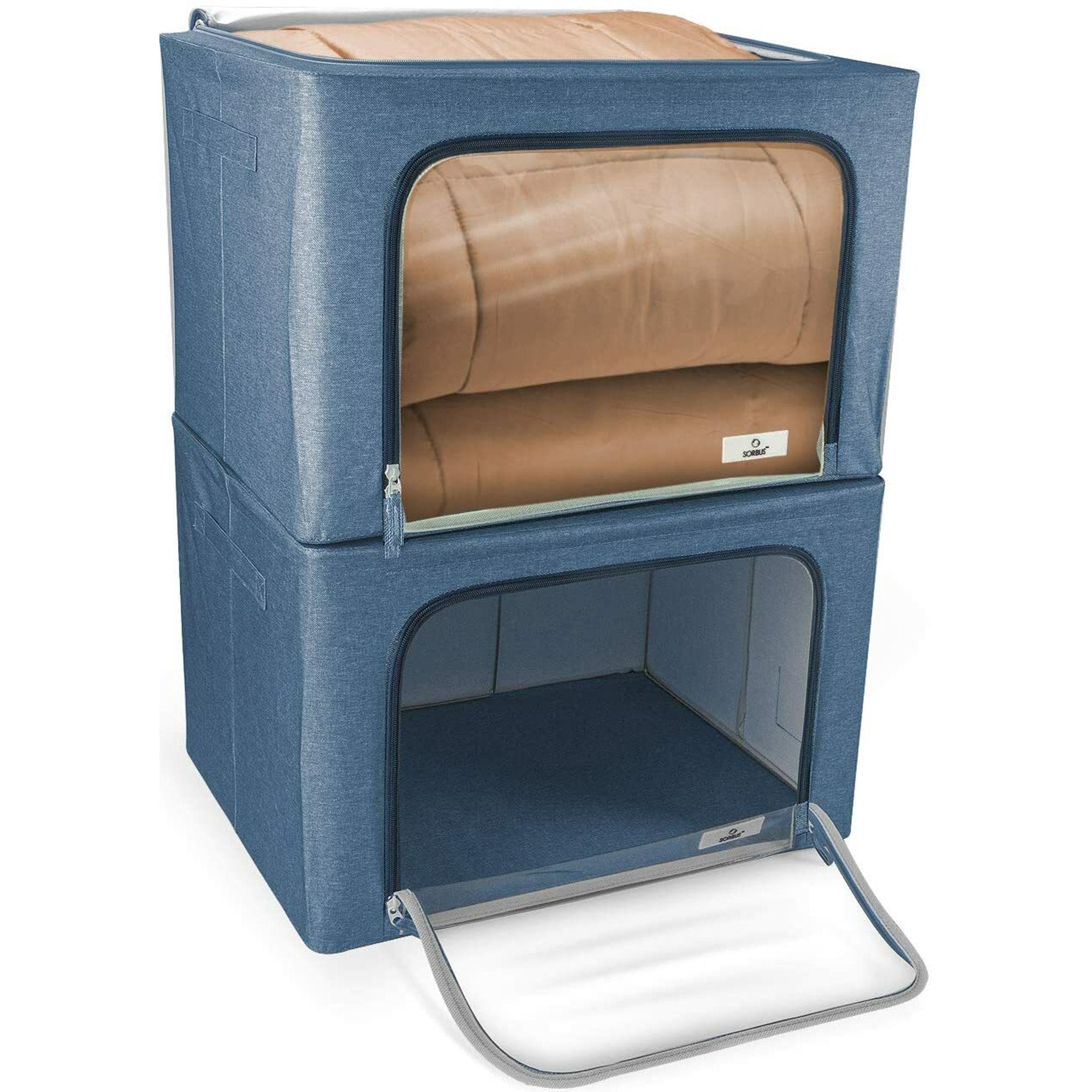 Stackable Clothes & Blanket Storage Bags (2-Pack) W524