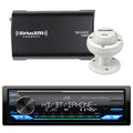 Single DIN Bluetooth Car Audio Receiver with Antenna J90450