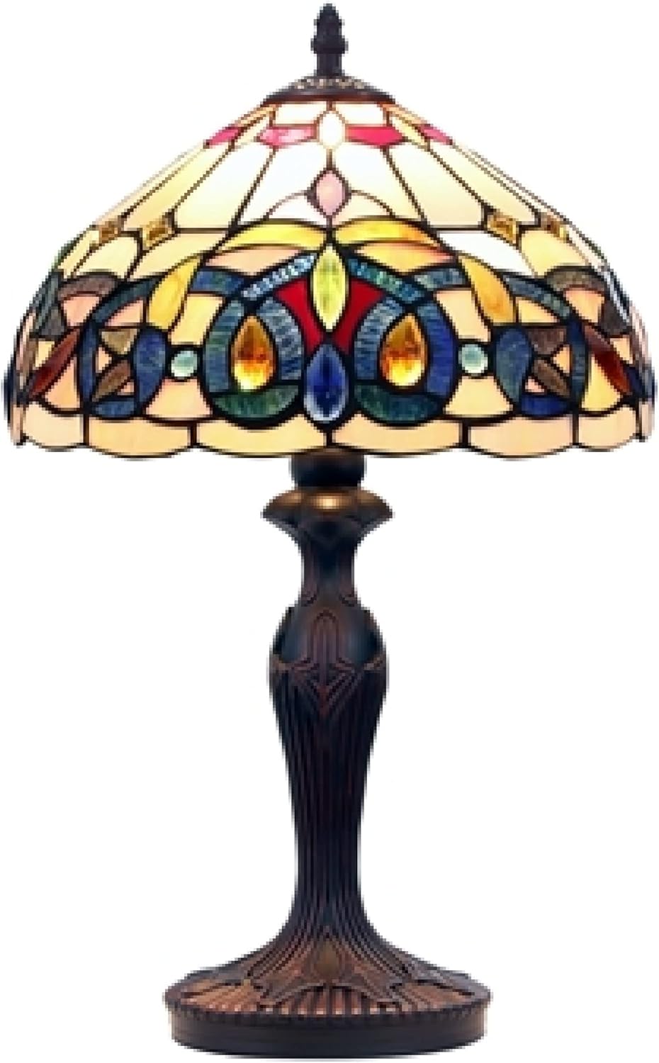 Dark Bronze 1 Light Table Lamp 12" Shade G6501